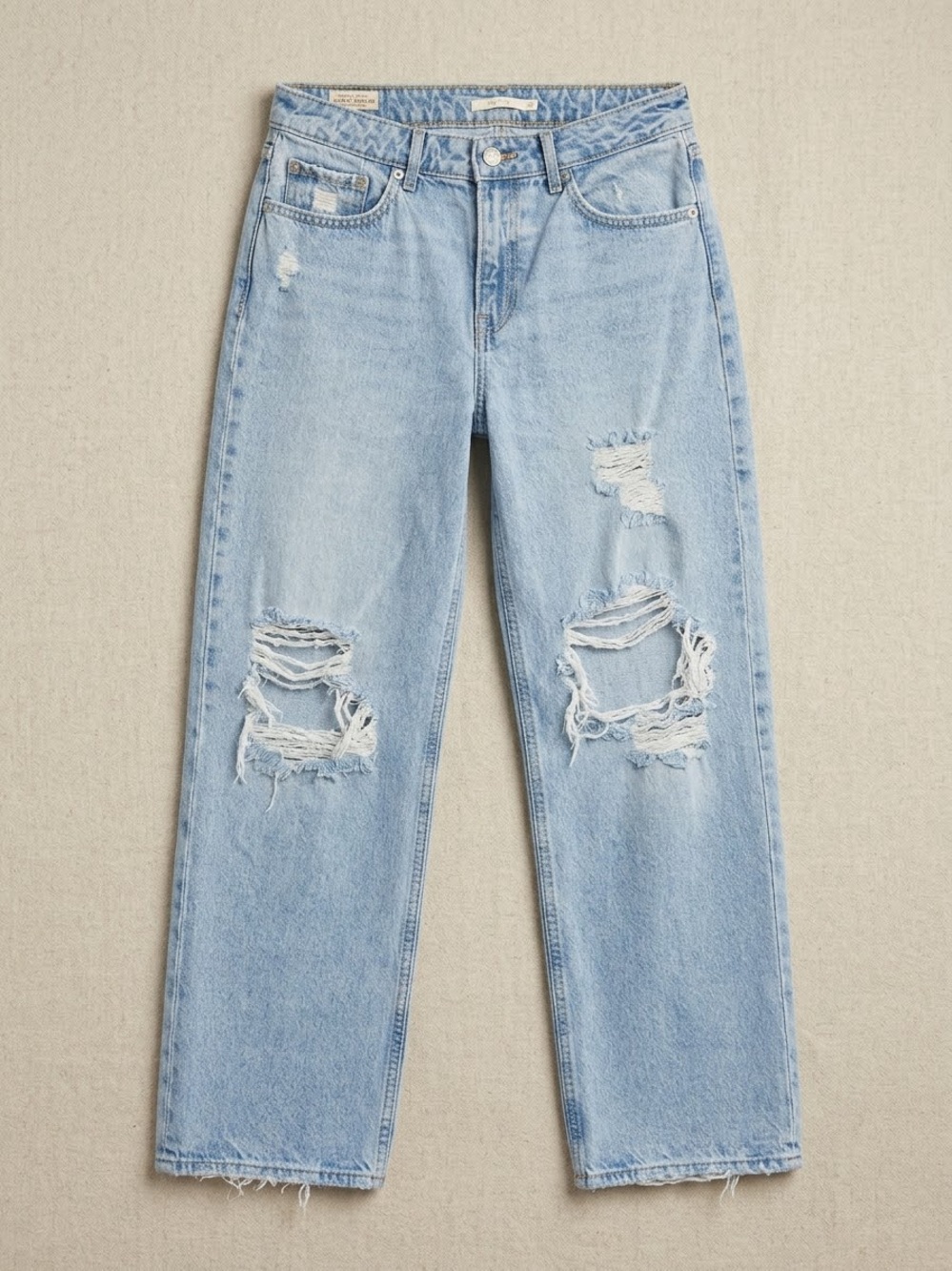 LEVI’S PREMIUM Low Loose Distressed Jeans - Size 27